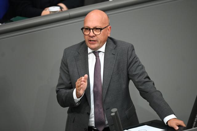 FILED - 12 September 2024, Berlin: Alexander Throm of the Christian Democratic Union (CDU) speaks during the debate on the budget deliberations in the German Bundestag. Photo: Philip Dulian/dpa