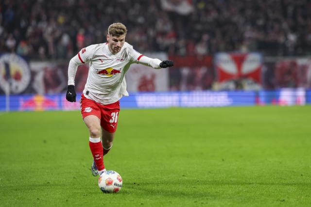 FILED - 20 December 2025, Saxony, Leipzig: RB Leipzig's Timo Werner in action during the German Bundesliga soccer match between RB Leipzig and Bayer Leverkusen at Red Bull Arena. Werner have left RB Leipzig and is joining Major League Soccer club San JoseEarthquakes, the Bundesliga side said on Thursday. Photo: Jan Woitas/dpa