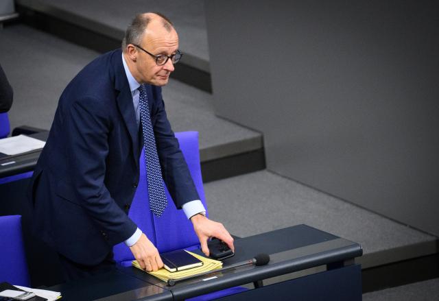30 January 2026, Berlin: German Chancellor Friedrich Merz attends the 57th plenary session of the German Parliament (Bundestag) in Berlin. Photo: Bernd von Jutrczenka/dpa