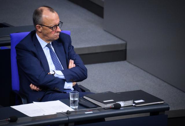 30 January 2026, Berlin: German Chancellor Friedrich Merz attends the 57th plenary session of the German Parliament (Bundestag) in Berlin. Photo: Bernd von Jutrczenka/dpa