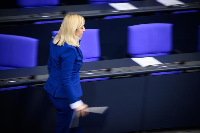 30 January 2026, Berlin: Nina Warken, German Minister of Health speaks during the 57th plenary session of the German Parliament (Bundestag) in Berlin. Photo: Bernd von Jutrczenka/dpa