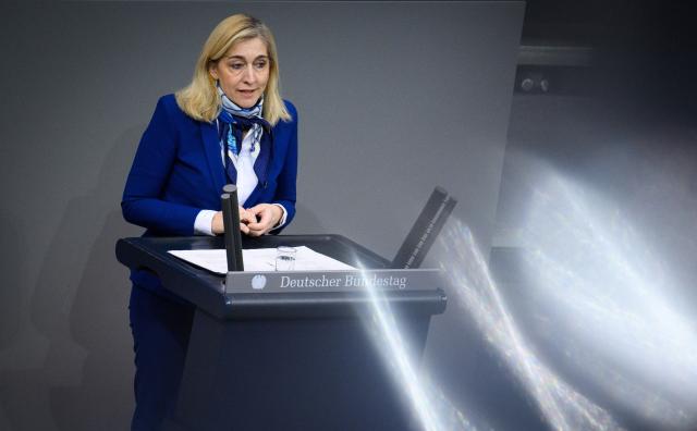 30 January 2026, Berlin: Nina Warken, German Minister of Health speaks during the 57th plenary session of the German Parliament (Bundestag) in Berlin. Photo: Bernd von Jutrczenka/dpa