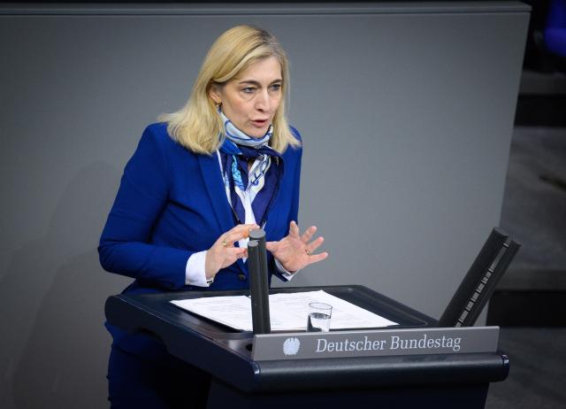 30 January 2026, Berlin: Nina Warken, German Minister of Health speaks during the 57th plenary session of the German Parliament (Bundestag) in Berlin. Photo: Bernd von Jutrczenka/dpa