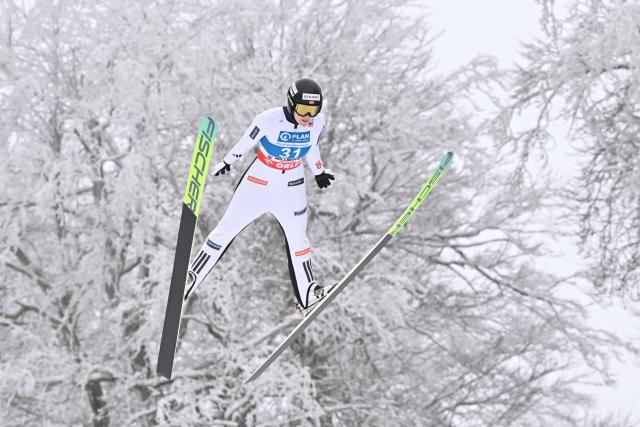 31 January 2026, Hesse, Willingen: Norway's Anna Odine Stroem in the wonmen's Large Hill competition of the FIS Ski Jumping World Cup FIS Ski Jumping World Cup in Willingen. Photo: Swen Pförtner/dpa