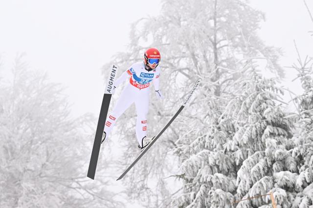 31 January 2026, Hesse, Willingen: Austria's Julia Muehlbacher competes in the wonmen's Large Hill competition of the FIS Ski Jumping World Cup FIS Ski Jumping World Cup in Willingen. Photo: Swen Pförtner/dpa