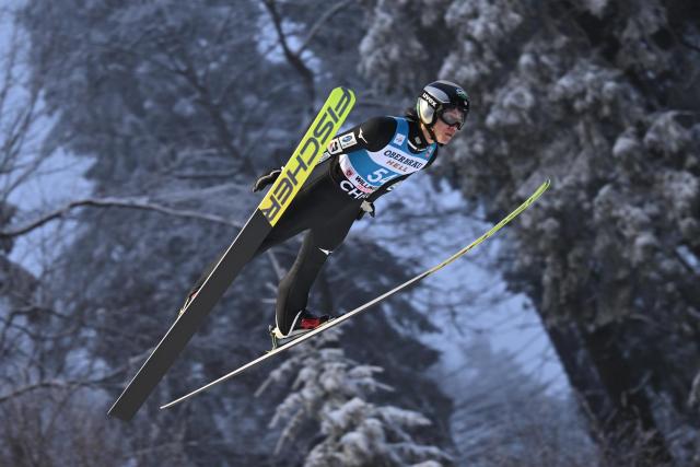 31 January 2026, Hesse, Willingen: Japan's Ren Nikaido competes in the men's Large Hill competition of the FIS Ski Jumping World Cup FIS Ski Jumping World Cup in Willingen. Photo: Swen Pförtner/dpa