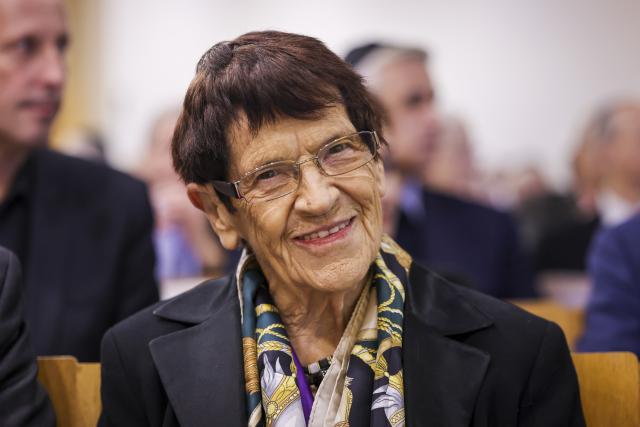 FILED - 13 November 2024, North Rhine-Westphalia, Duesseldorf: Former Federal Minister for Youth, Family, Women, and Health, and President of the German Bundestag Rita Suessmuth attends the award ceremony for the Josef Neuberger Medal in 2024. Christian Democratic Union of Germany (CDU) politician and long-time President of the Bundestag Rita Suessmuth has died at the age of 88. Photo: Christoph Reichwein/dpa