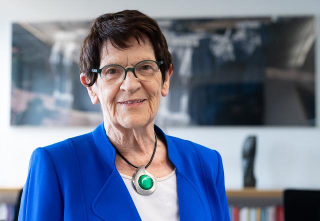 FILED - 11 June 2020, Berlin: Former President of the German Bundestag Rita Suessmuth stands in her office in the German Bundestag. Christian Democratic Union of Germany (CDU) politician and long-time President of the Bundestag Rita Suessmuth has died at the age of 88. Photo: Bernd von Jutrczenka/dpa