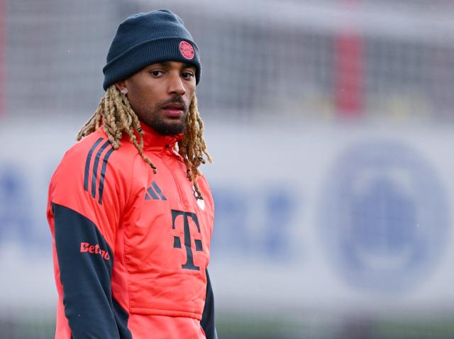 FILED - 20 November 2025, Bavaria, Munich: FC Bayern Munich's Sacha Boey attends a training session. Photo: Sven Hoppe/dpa