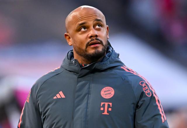 08 February 2026, Bavaria, Munich: Bayern Munich coach Vincent Kompany arrives to the German Bundesliga soccer match between Bayern Munich and TSG 1899 Hoffenheim at the Allianz Arena. Photo: Sven Hoppe/dpa - IMPORTANT NOTE: In accordance with the regulations of the DFL German Football League and the DFB German Football Association, it is prohibited to utilize or have utilized photographs taken in the stadium and/or of the match in the form of sequential images and/or video-like photo series.