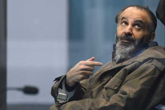 09 February 2026, Saxony-Anhalt, Magdeburg: Taleb al-Abdulmohsen sits in the dock of the temporary courtroom of the Magdeburg Regional Court as proceedings resume in the trial over the fatal incident at the Magdeburg Christmas market. German prosecutors have charged the Saudi Arabian national with attempted murder in 338 cases. Photo: Klaus-Dietmar Gabbert/dpa