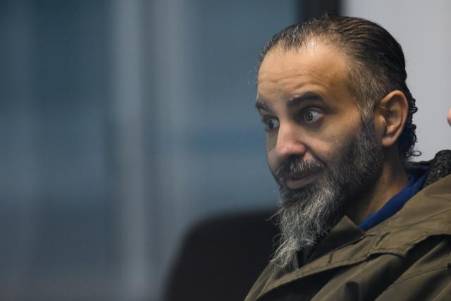 09 February 2026, Saxony-Anhalt, Magdeburg: Taleb al-Abdulmohsen sits in the dock of the temporary courtroom of the Magdeburg Regional Court as proceedings resume in the trial over the fatal incident at the Magdeburg Christmas market. German prosecutors have charged the Saudi Arabian national with attempted murder in 338 cases. Photo: Klaus-Dietmar Gabbert/dpa