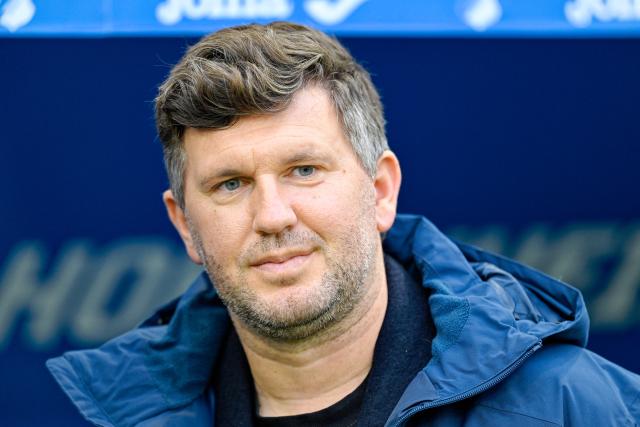 FILED - 08 November 2025, Sinsheim: Andreas Schicker, Hoffenheim's sporting director, is pictured before the German Bundesliga soccer match between TSG 1899 Hoffenheim and RB Leipzig at the PreZero Arena. Schicker will remain managing director for sport at high-flying Bundesliga side Hoffenheim while interim president Christoph Henssler is resigning, dpa has learnt. Photo: Uwe Anspach/dpa