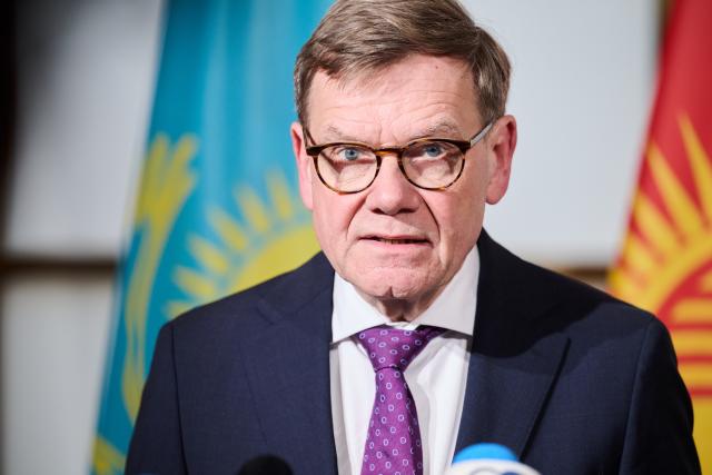 11 February 2026, Berlin: Germany's Foreign Minister Johann Wadephul makes a statement ahead of welcoming his Central Asian counterparts to talks at the Foreign Office. Photo: Annette Riedl/dpa