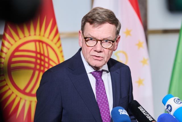 11 February 2026, Berlin: Germany's Foreign Minister Johann Wadephul makes a statement ahead of welcoming his Central Asian counterparts to talks at the Foreign Office. Photo: Annette Riedl/dpa