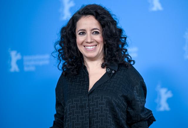 13 February 2026, Berlin: Tunisian screenwriter and director Leyla Bouzid attends the photocall for the film In a Whisper (À voix basse) at the 76th Berlin International Film Festival, taking place from February 12 to 22, 2026. Photo: Britta Pedersen/dpa