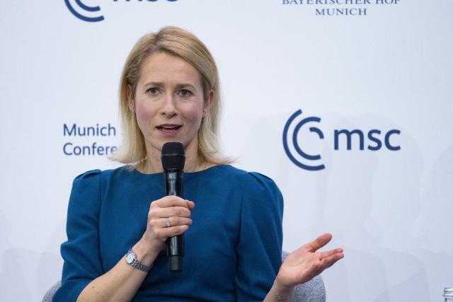 13 February 2026, Bavaria, Munich: Kaja Kallas, EU High Representative for Foreign Affairs during the 62nd Munich Security Conference at the Bayerischer Hof Hotel. Photo: Marijan Murat/dpa