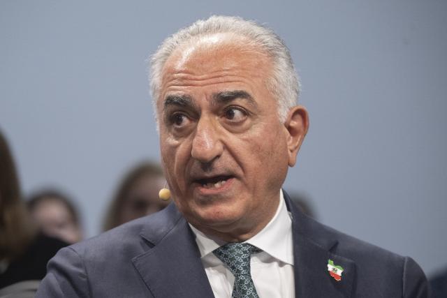 13 February 2026, Bavaria, Munich: Reza Pahlavi, son of the deposed Iranian Shah Mohammad Reza Pahlavi attends the 62nd Munich Security Conference at the Bayerischer Hof Hotel. Photo: Marijan Murat/dpa
