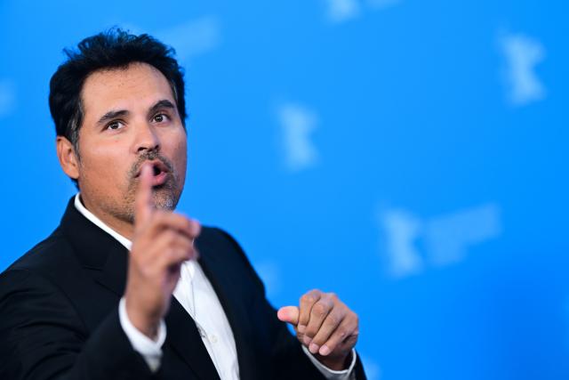 13 February 2026, Berlin: US Actor Michael Pena attends a photocall for the film "Have Fun, Don't Die" at the 76th Berlin International Film Festival. Photo: Sebastian Gollnow/dpa