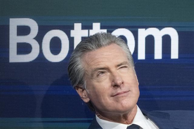 14 February 2026, Bavaria, Munich: Gavin Newsom, Governor of California speaks during the 62nd Munich Security Conference (MSC). Photo: Marijan Murat/dpa