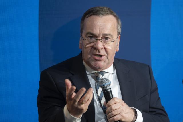 14 February 2026, Bavaria, Munich: German Minister of Defence, Boris Pistorius speaks during the 62nd Munich Security Conference (MSC). Photo: Marijan Murat/dpa