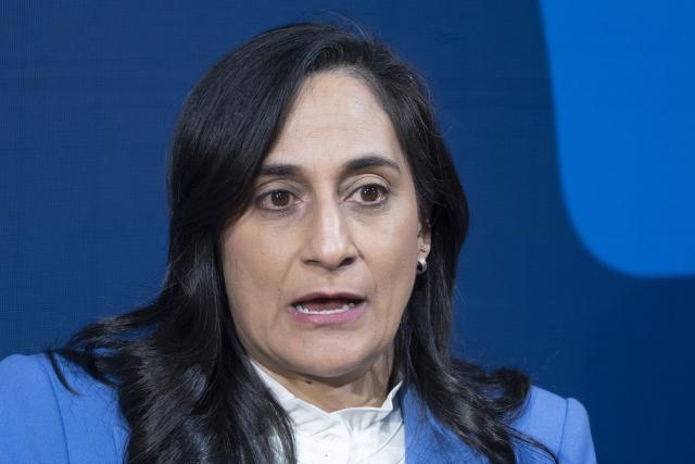 14 February 2026, Bavaria, Munich: Canada's Foreign Minister Anita Anand, attends the 62nd Munich Security Conference (MSC). Photo: Marijan Murat/dpa