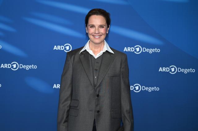 13 February 2026, Berlin: Desiree Nosbusch at the ARD Blue Hour reception. The 76th Berlin International Film Festival will take place from February 12 to 22, 2026. Photo: Elisa Schu/dpa