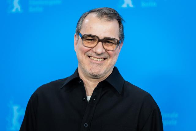16 February 2026, Berlin: Hungarian film director Kornel Mundruczo attends the photocall for the film "At the Sea" during the 76th Berlin International Film Festival. Photo: Christoph Soeder/dpa