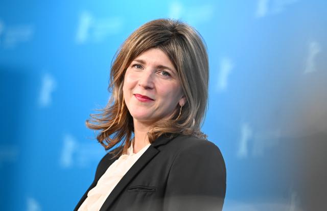 16 February 2026, Berlin: Hungarian Producer Kata Weber attends the photocall for the film "At the Sea" during the 76th Berlin International Film Festival. Photo: Christoph Soeder/dpa