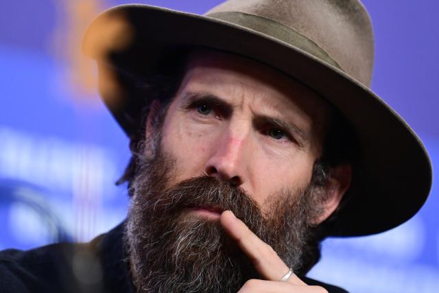 17 February 2026, Berlin: Australian actor Thomas M. Wright reacts during the press conference for the film "Wolfram" at the 76th Berlin International Film Festival, taking place from February 12 to 22, 2026. Photo: Sebastian Christoph Gollnow/dpa