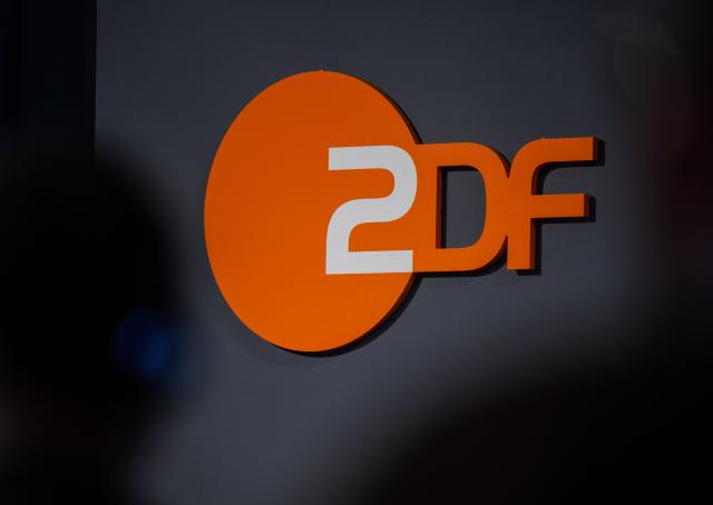 FILED - 05 June 2023, Berlin: The logo of the public broadcaster Zweites Deutsches Fernsehen (ZDF), photographed at the digital conference "Republica". Photo: Monika Skolimowska/dpa