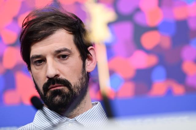 17 February 2026, Berlin: Serbian actor Vladimir Vulevic speaks during a press conference for the film "My Wife Cries" (Competition) at the 76th Berlin International Film Festival (February 12-22, 2026). Photo: Sebastian Christoph Gollnow/dpa