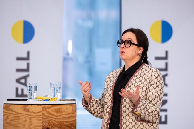 FILED - 26 January 2026, Hamburg: Anna Borg, CEO of Vattenfall, gives an interview at Vattenfall's headquarters in Hamburg. Space is increasingly limited for wind farms in parts of the North Sea off Germany, the chief executive of Swedish energy giant Vattenfall told dpa in comments released on Wednesday. Photo: Ulrich Perrey/dpa