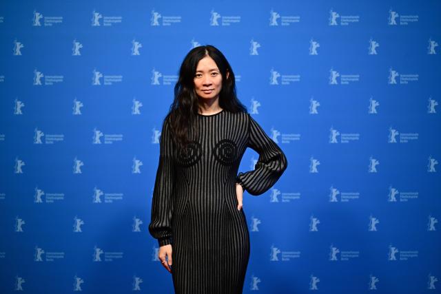 17 February 2026, Berlin: Chinese director Chloe Zhao arrives to attend the Berlinale Camera award ceremony during the 76th Berlin International Film Festival. Photo: Sebastian Christoph Gollnow/dpa