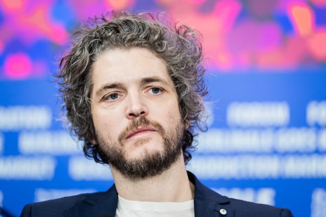 20 February 2026, Berlin: US actor Philip Ettinger attends a press conference for the film "Josephine" during the 76th Berlin International Film Festival. Photo: Christoph Soeder/dpa
