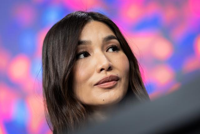 20 February 2026, Berlin: British actress Gemma Chan attends a press conference for the film "Josephine" during the 76th Berlin International Film Festival. Photo: Christoph Soeder/dpa