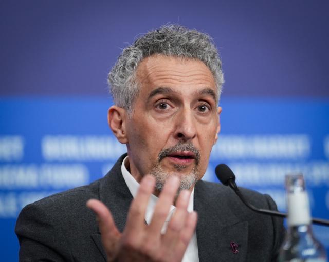 20 February 2026, Berlin: US actor John Turturro speaks during a press conference for the film "The Only Living Pickpocket in New York" during the 76th Berlin International Film Festival. Photo: Soeren Stache/dpa