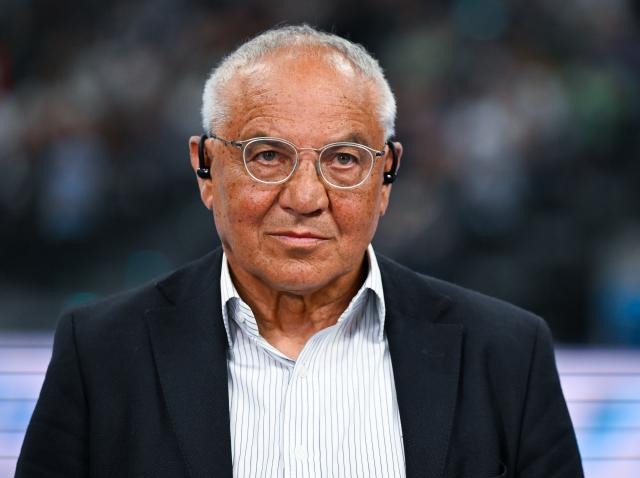 FILED - 23 August 2025, Bavaria, Munich: German football coach Felix Magath gives an interview before the DHB Handball Super Cup between Fuechse Berlin and THW Kiel at SAP Garden Arena. Photo: Sven Hoppe/dpa