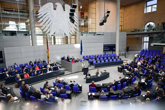 27 February 2026, Berlin: Sonja Eichwede, Member of the German Bundestag, speaks during the 60th session of the 21st German Parliament (Bundestag) on the reform of the Common European Asylum System. Photo: Sebastian Christoph Gollnow/dpa