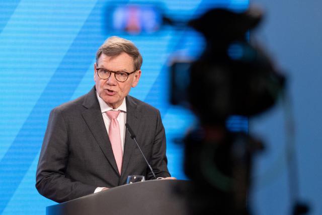 02 March 2026, Berlin: German Foreign Minister Johann Wadephul 
speaks at a press conference after a meeting of the crisis management team at the Foreign Ministry regarding the escalation of the Middle East conflict. Photo: Axel Schmidt/Reuters-Pool/dpa