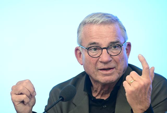 03 March 2026, Baden-Wuerttemberg, Stuttgart: Thomas Strobl, Minister of the Interior of Baden-Wuerttemberg, speaks to journalists at a government press conference. Photo: Bernd Weißbrod/dpa