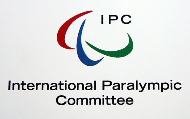 FILED - 09 July 2009, Berlin: The logo of the International Paralympic Committee (IPC) can be seen in Berlin. Photo: Alina Novopashina/dpa
