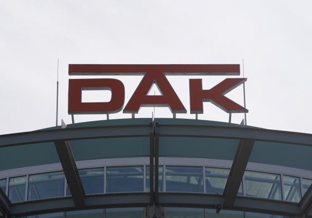 FILED - 27 May 2024, Hamburg: A view of the DAK-Gesundheit company logo can be seen at the company headquarters. Photo: Marcus Brandt/dpa