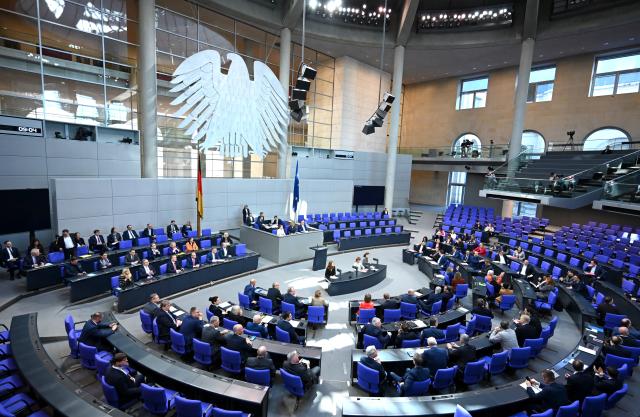 05 March 2026, Berlin: A general view of the plenary session of the German Bundestag. Photo: Elisa Schu/dpa