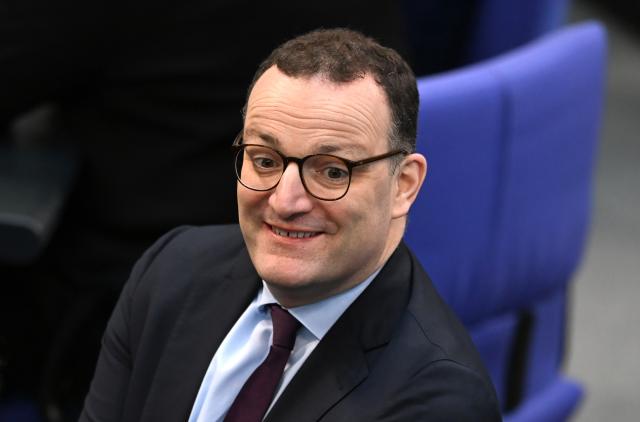 05 March 2026, Berlin: Jens Spahn, Christian Democratic Union of Germany (CDU)/ and the Christian Social Union in Bavaria (CSU) parliamentary group leader, reacts during the 62nd session of the German Bundestag. Photo: Elisa Schu/dpa