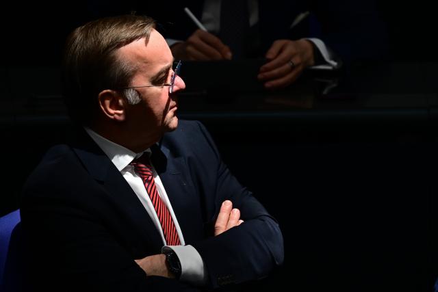 05 March 2026, Berlin: German Minister of Defense Boris Pistorius sits in a ray of sunshine during the 62nd session of the German Bundestag on a treaty with the United Kingdom. Photo: Sebastian Christoph Gollnow/dpa