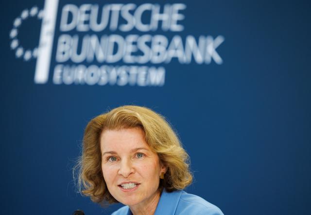 05 March 2026, Hess, Frankfurt/Main: Sabine Mauderer, Vice President of the Deutsche Bundesbank, addresses the audience at the institution's press conference on the 2025 Annual Report. Photo: Hannes P. Albert/dpa