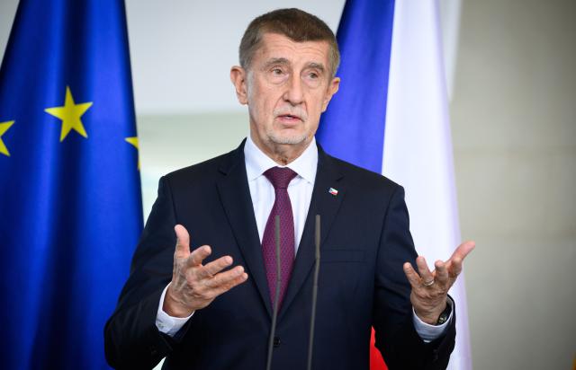 10 March 2026, Berlin: Czech Prime Minister Andrej Babis speaks during a joint press conference with German Chancellor Friedrich Merz following their meeting at the Federal Chancellery in Berlin. Photo: Bernd von Jutrczenka/dpa