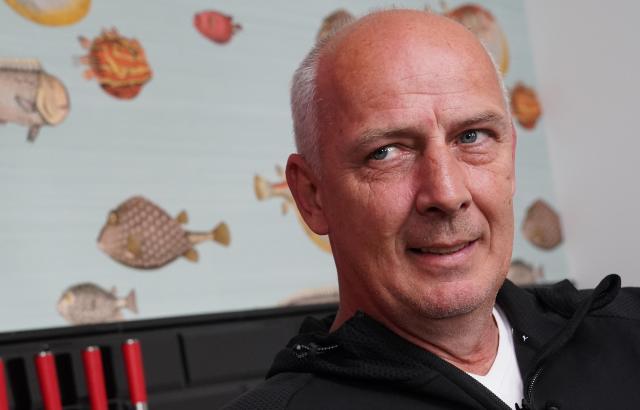 FILED - 14 May 2021, Hamburg: Former Germany midfielder Mario Basler is pictured on the sidelines of a commercial shoot. Basler has declined an invitation from the SV Hamburg women's team to attend a match on Wednesday in the wake of a disrespectful comment he made on the women's game. Photo: Marcus Brandt/dpa