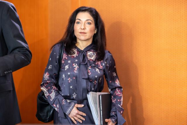 11 March 2026, Berlin: German Minister for Economic Affairs and Energy Katherina Reiche arrives to attend the Federal Cabinet meeting at the Federal Chancellery. Photo: Michael Kappeler/dpa